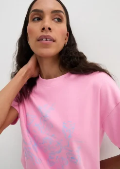 Oversized T-Shirt aus Bio-Baumwolle