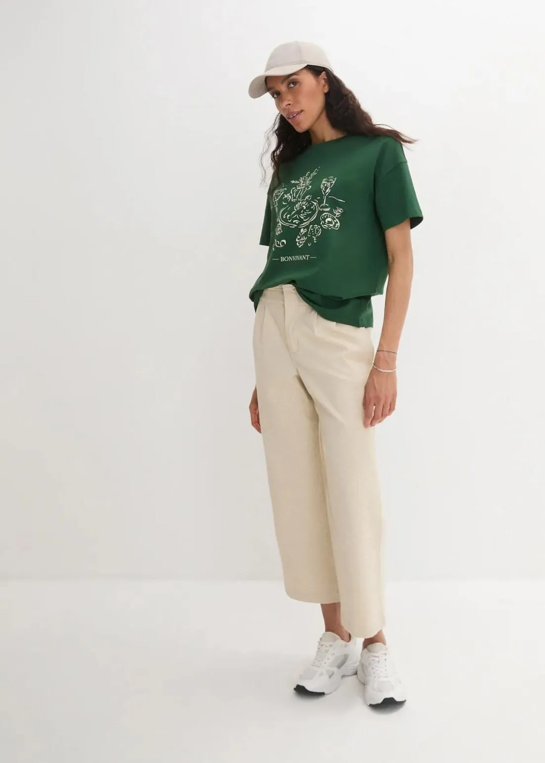 Oversized T-Shirt aus Bio-Baumwolle