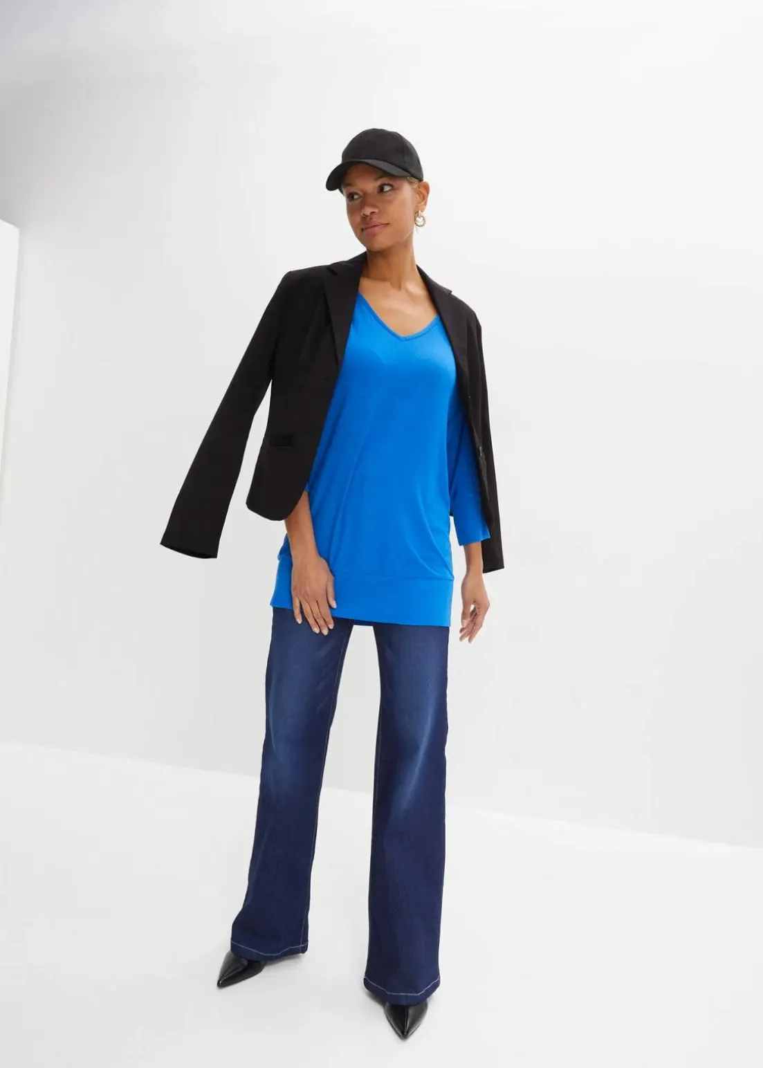 Oversized-Shirt aus fließender Viskose