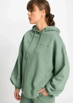 Oversize-Kapuzen-Sweatshirt aus weichem Baumwoll-Mix