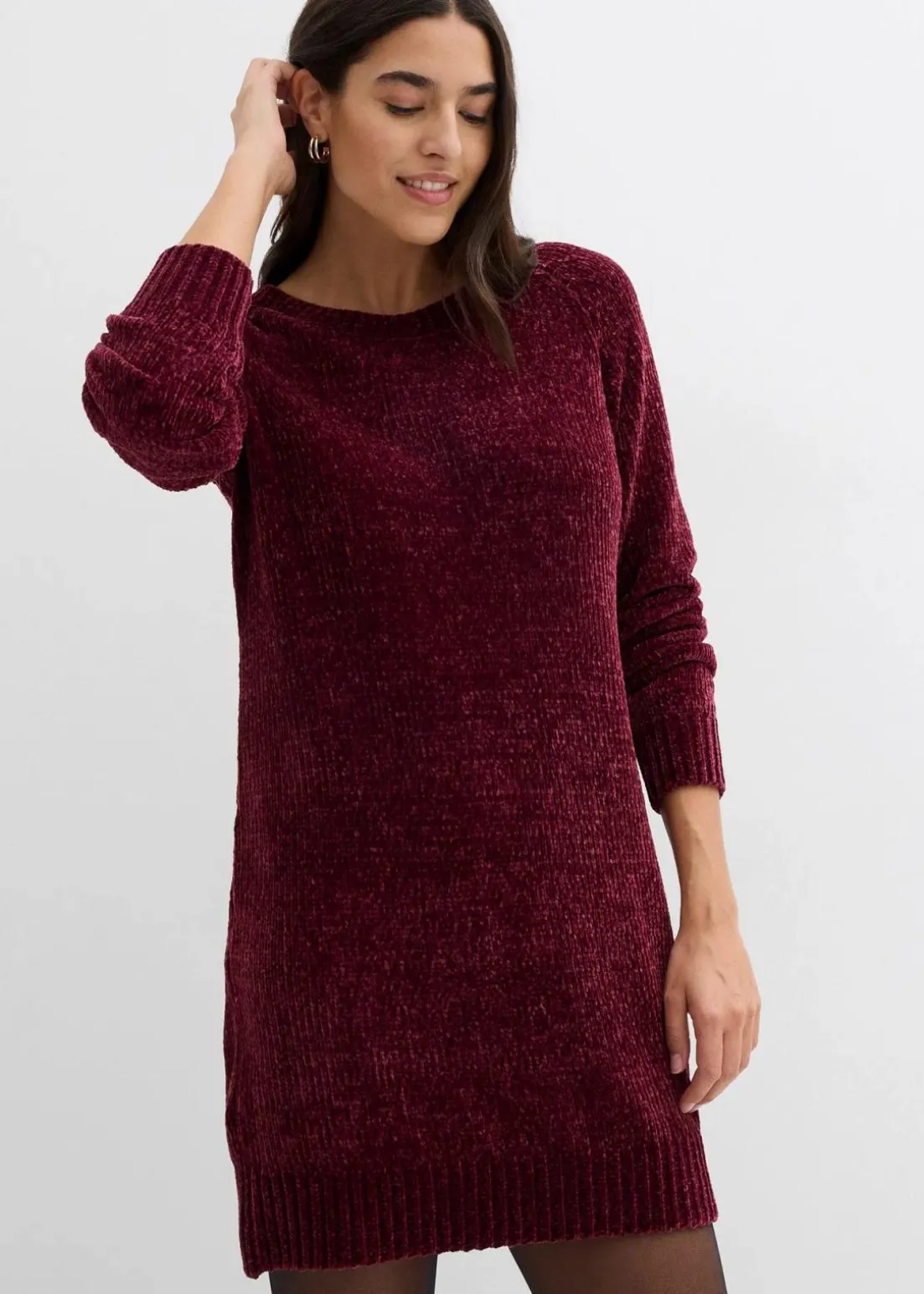 Oversize-Kleid in Strick