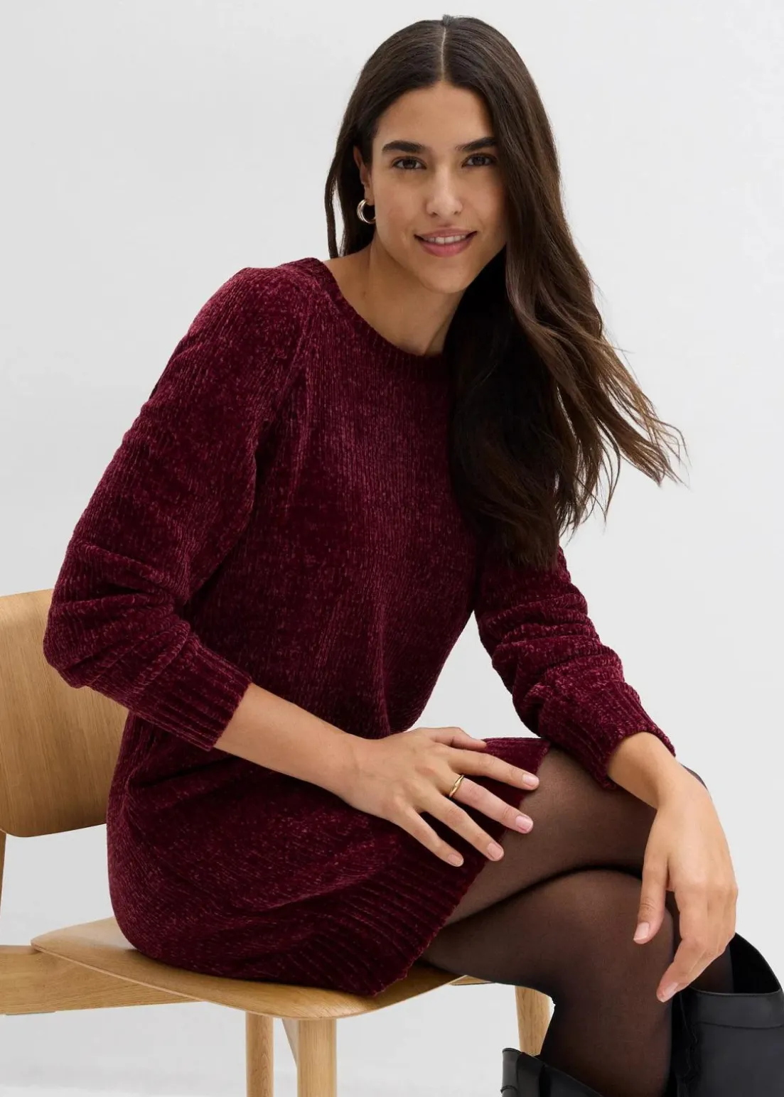 Oversize-Kleid in Strick