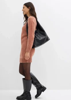 Oversize-Kleid in Strick