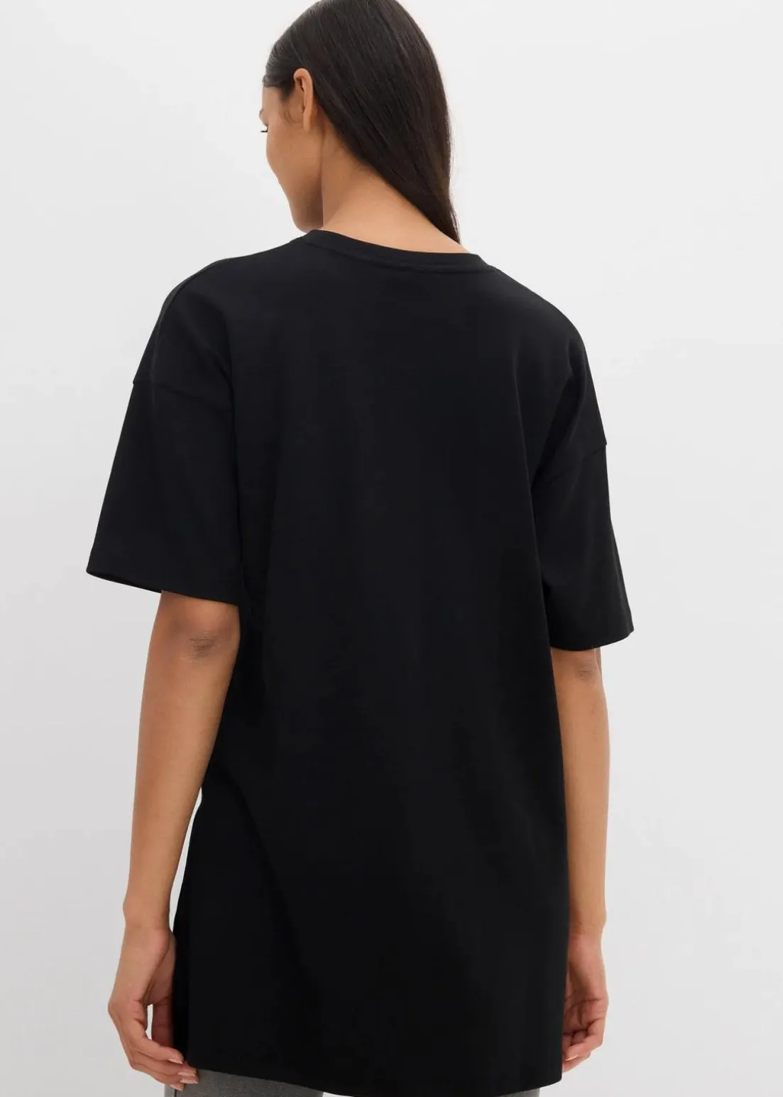 Oversize-Longshirt aus reiner Bio-Baumwolle