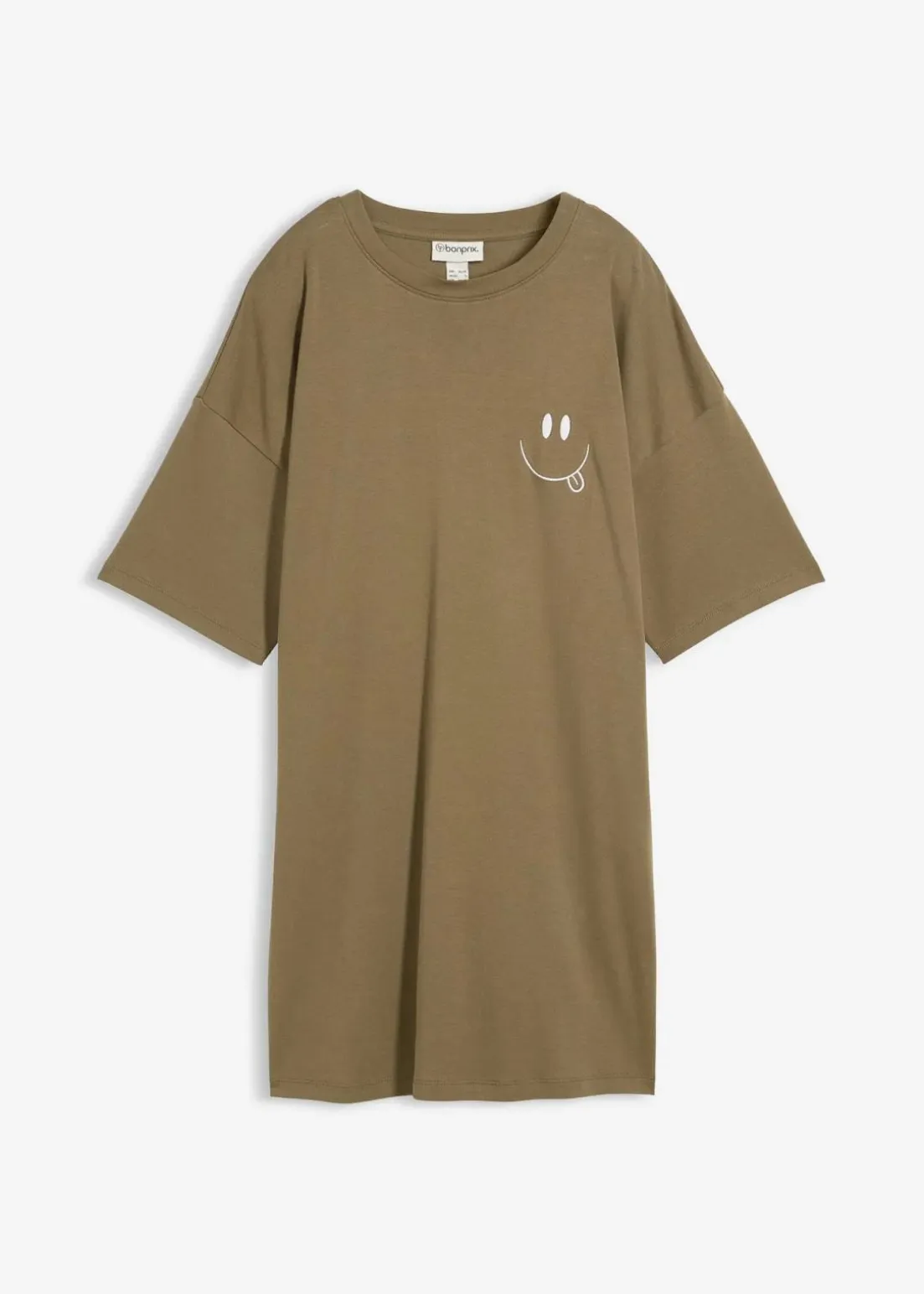 Oversize-Longshirt aus reiner Bio-Baumwolle