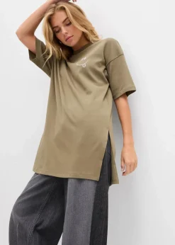 Oversize-Longshirt aus reiner Bio-Baumwolle