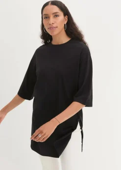Oversize-Longshirt aus reiner Bio-Baumwolle