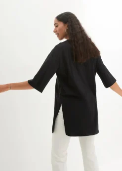 Oversize-Longshirt aus reiner Bio-Baumwolle