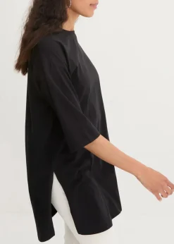 Oversize-Longshirt aus reiner Bio-Baumwolle