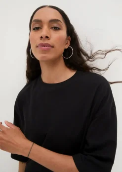 Oversize-Longshirt aus reiner Bio-Baumwolle