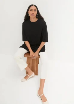 Oversize-Longshirt aus reiner Bio-Baumwolle