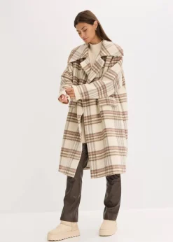 Oversize-Mantel aus weichem Woll-Mix