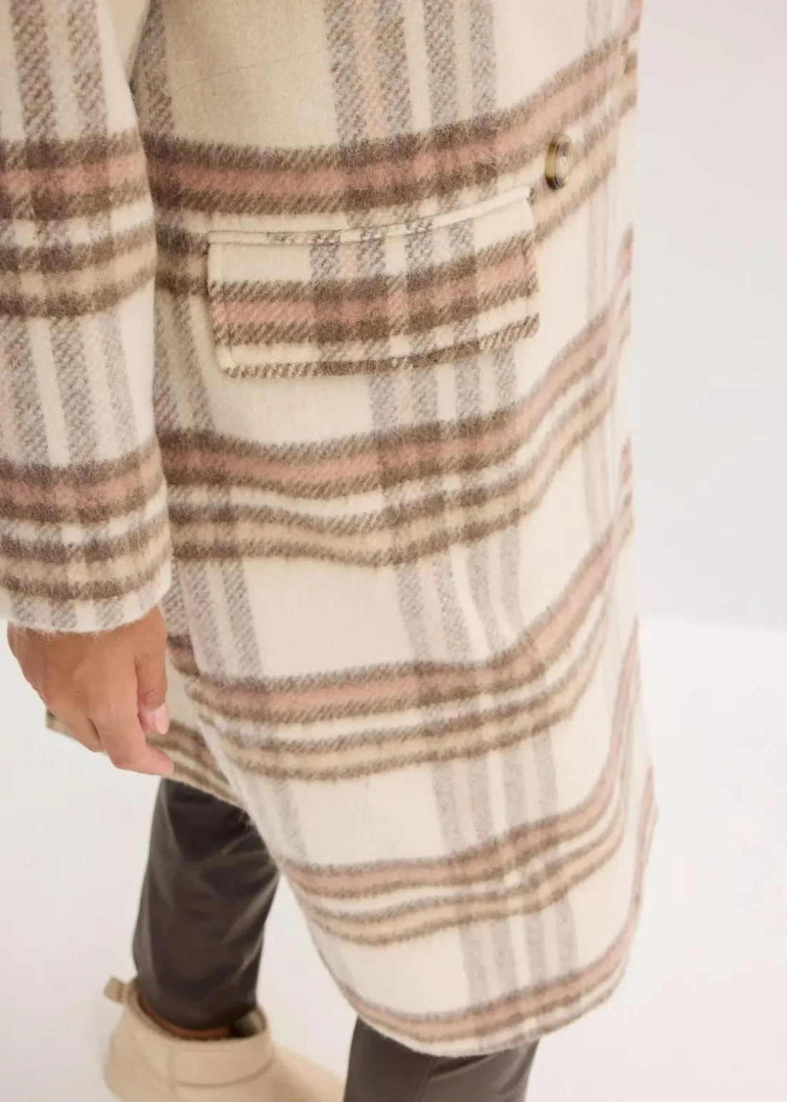 Oversize-Mantel aus weichem Woll-Mix