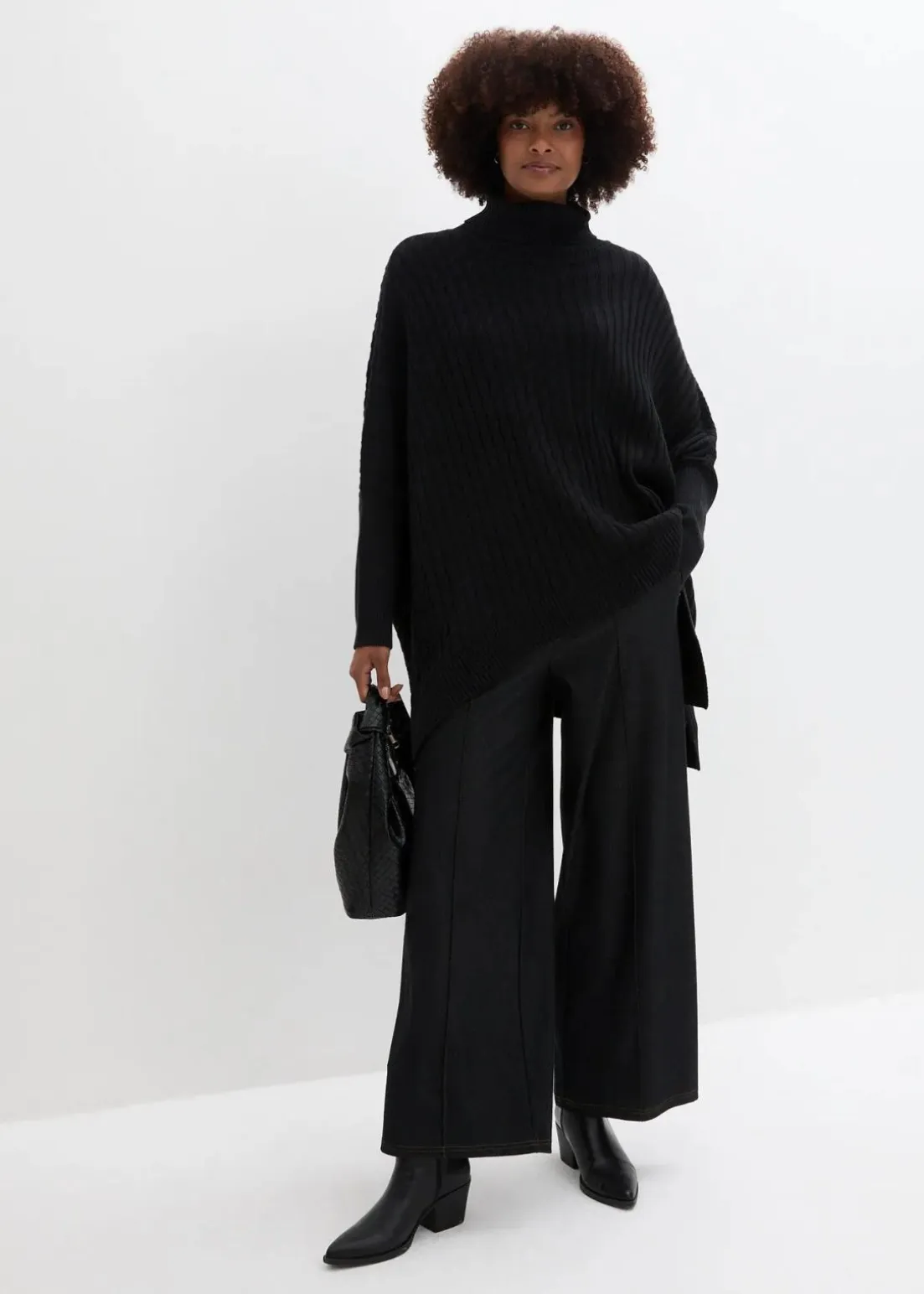 Oversize-Poncho Pullover