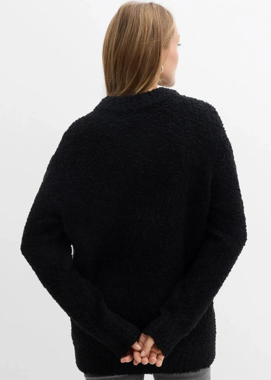 Oversize-Pullover aus Flauschgarn