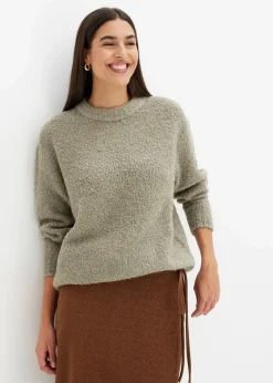 Oversize-Pullover aus Flauschgarn