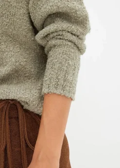 Oversize-Pullover aus Flauschgarn