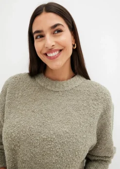 Oversize-Pullover aus Flauschgarn