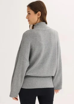 Oversize-Pullover aus softem Viskose-Mix