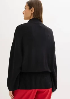 Oversize-Pullover aus softem Viskose-Mix