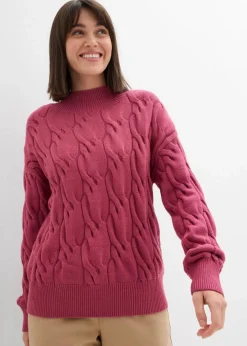 Oversize-Pullover aus softem Viskose-Mix