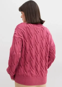 Oversize-Pullover aus softem Viskose-Mix