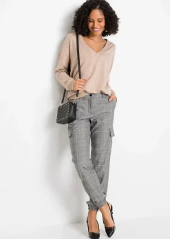 Oversize-Pullover aus Viskose- mix