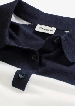 Oversize-Pullover mit Polokragen