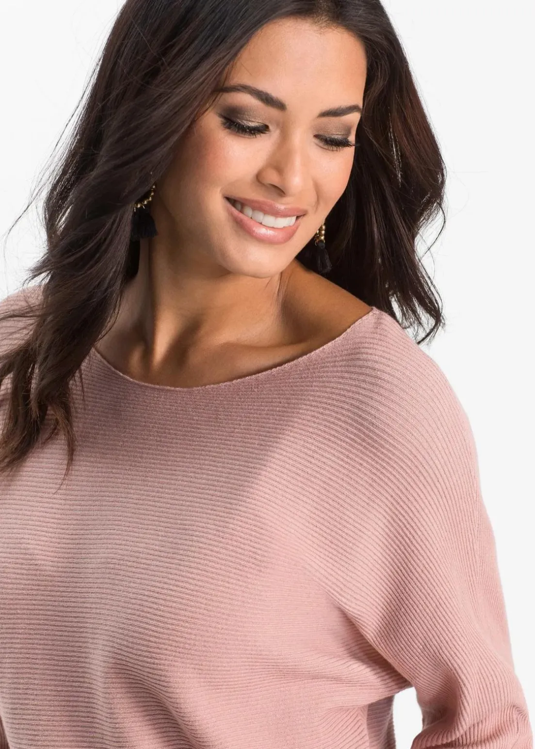 Oversize-Ripp-Pullover