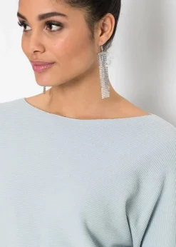 Oversize-Ripp-Pullover