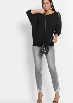 Oversize-Shirt aus Viskose-Mix