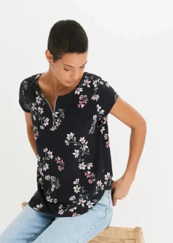 Oversize-Shirt aus Baumwoll-Mix