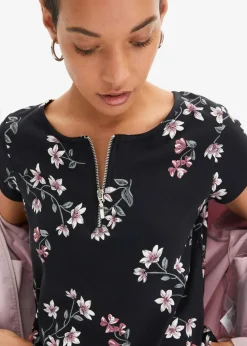 Oversize-Shirt aus Baumwoll-Mix