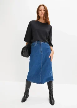 Oversize-Shirt aus elastischem Bio-Baumwoll-Mix