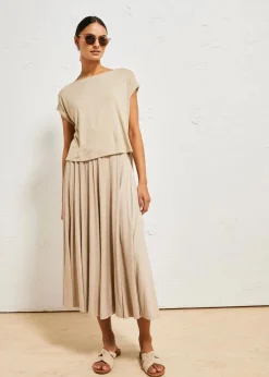 Oversize-Shirt aus fließender Viskose