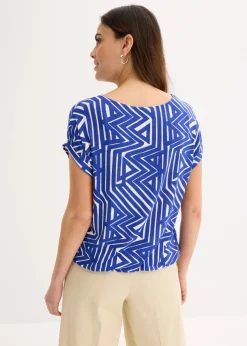 Oversize-Shirt aus fließendem Viskose-Mix