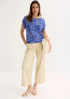 Oversize-Shirt aus fließendem Viskose-Mix