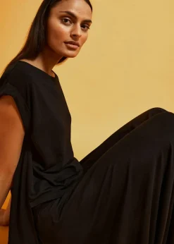 Oversize-Shirt aus fließender Viskose