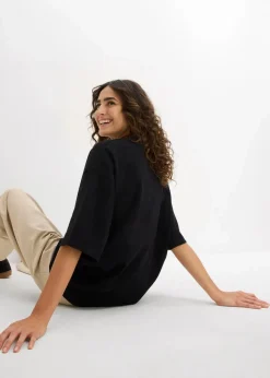 Oversize-Shirt aus reiner schwerer Bio-Baumwolle