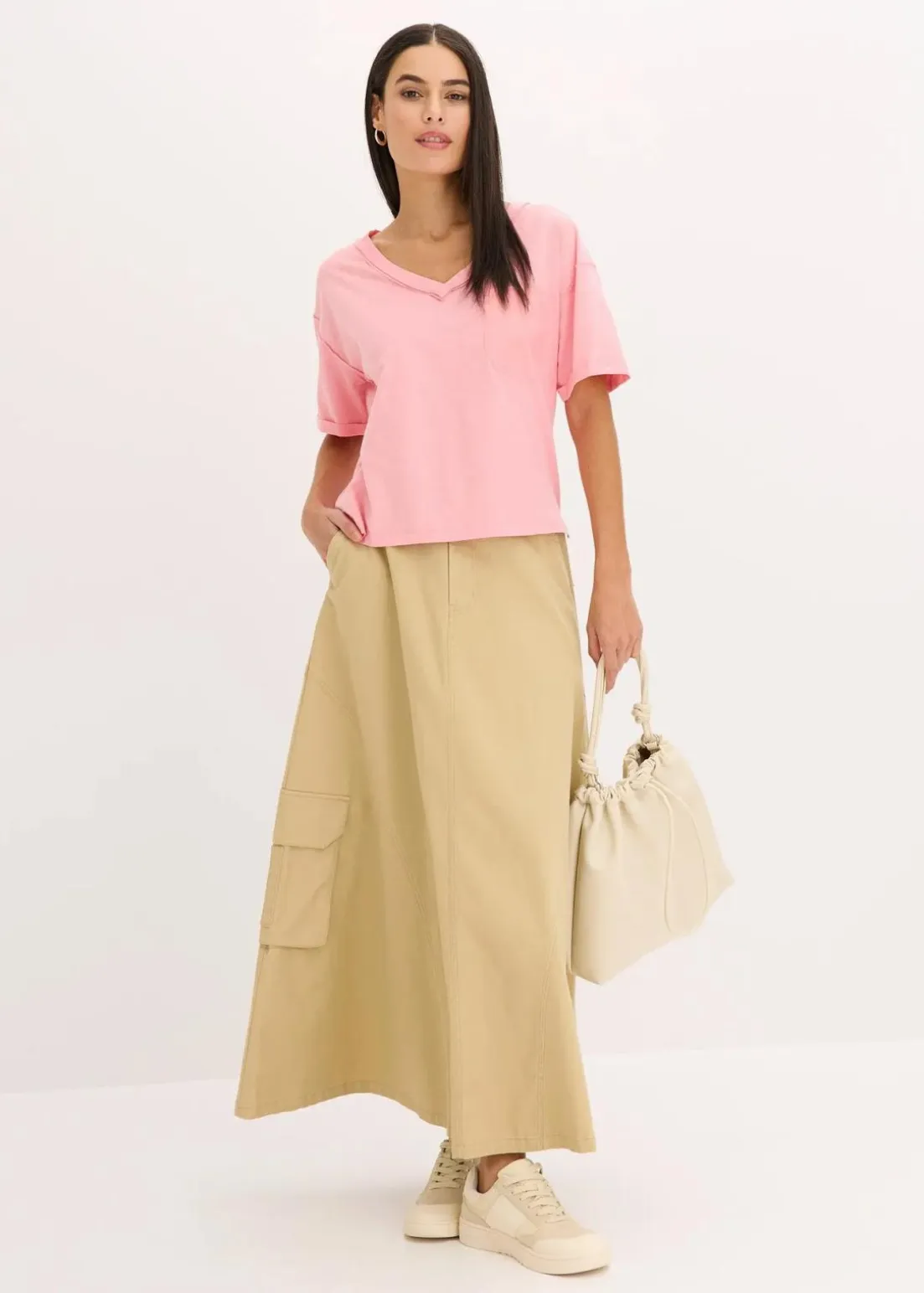 Oversize-Shirt aus reiner Baumwolle