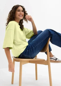 Oversize-Shirt aus reiner schwerer Bio-Baumwolle