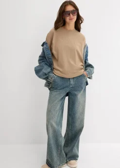 Oversize-Shirt aus reiner Bio-Baumwolle