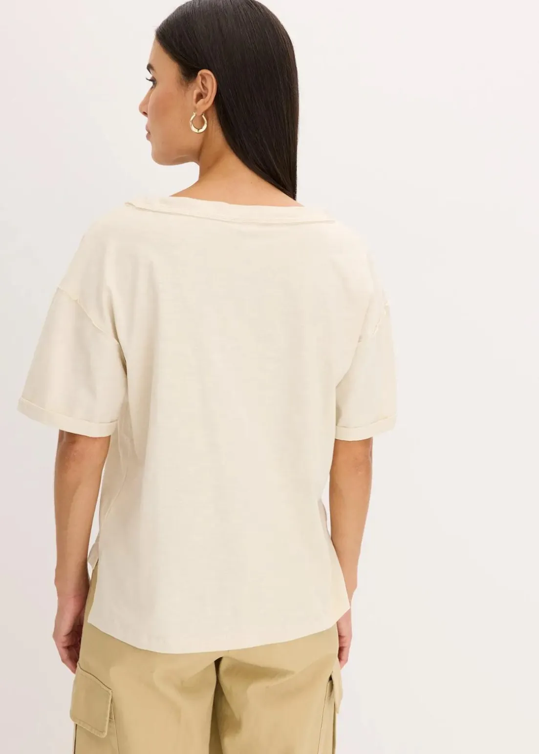 Oversize-Shirt aus reiner Baumwolle