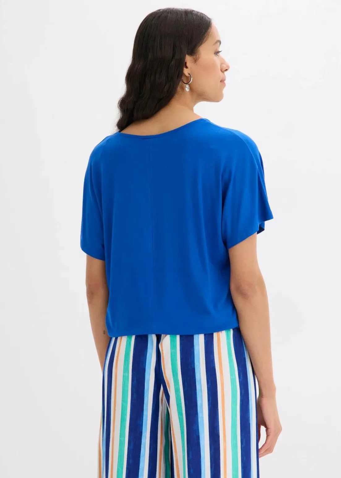 Oversize-Shirt aus softem Viskose-Mix