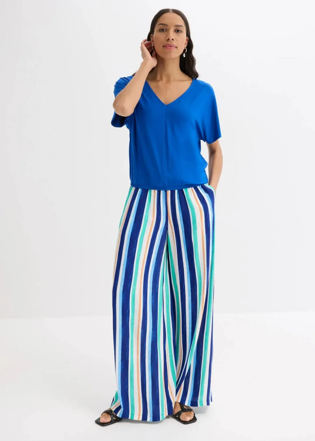 Oversize-Shirt aus softem Viskose-Mix