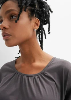 Oversize-Shirt aus Viskose-Mix