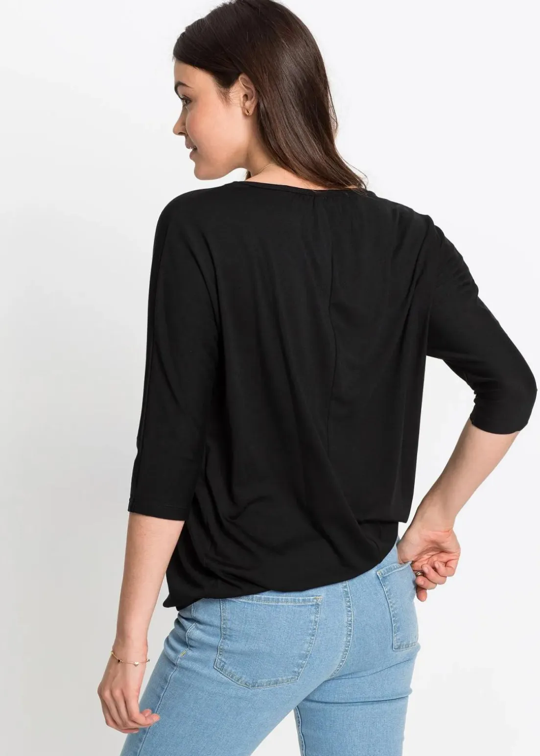 Oversize-Shirt aus Viskose-Mix