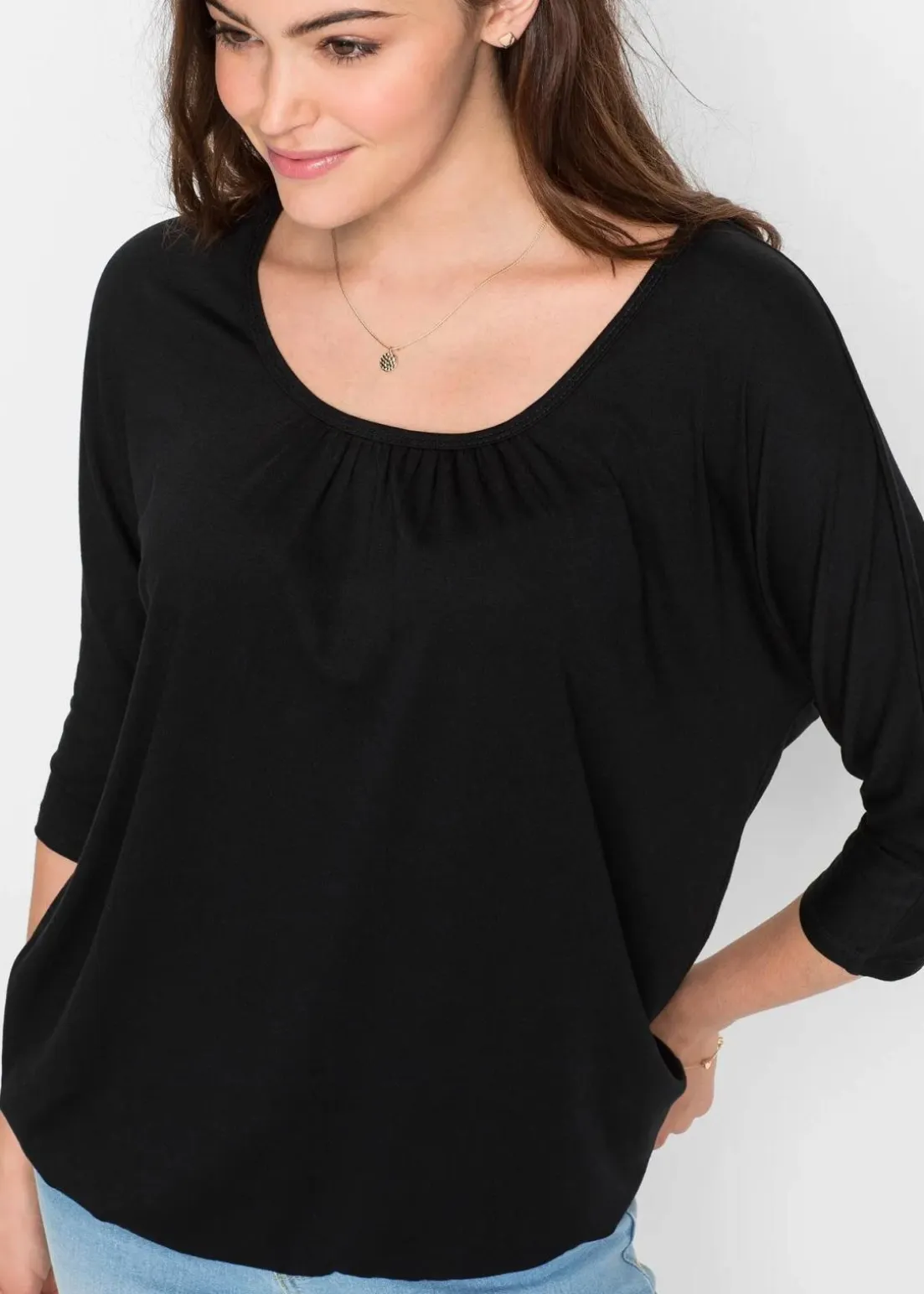 Oversize-Shirt aus Viskose-Mix