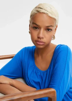 Oversize-Shirt aus Viskose-Mix