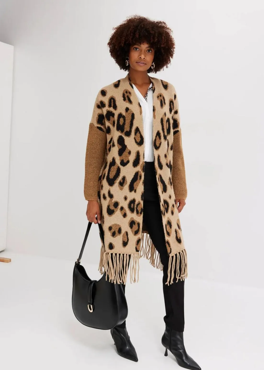 Oversize-Strickjacke